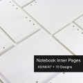 A5 A6 A7 B5 Loose Leaf Notebook Pockets Refillable Paper For Loose-leaf Notebook